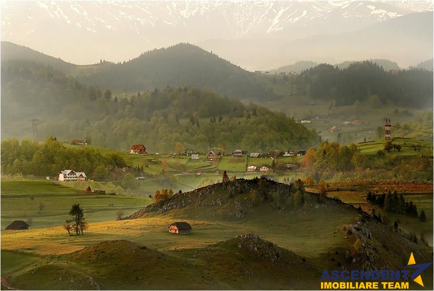 7.000 mp teren, in locatie mioritica, cu doua case, Sirnea - Bran, Brasov