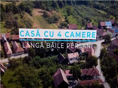 FILM! Vila cu 4 camere pe 3.800 mp gradini, langa Baile Persani