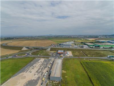 FILM! Aria aeroportului Brasov,segventa investitionala, la DN1. 5.000 mp